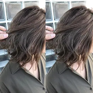 ミディアム カラー 具志 正太のヘアスタイル