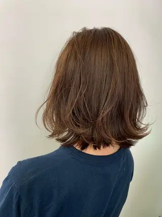 ミディアム カラー ひらやま りょういちのヘアスタイル