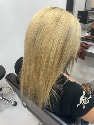 セミロング メンズ 🪅ブリーチカラー 🪅琉羽Ruuのヘアスタイル