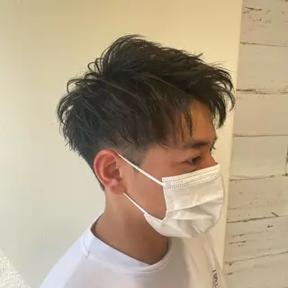 ショート メンズ すげさやか ✨メンズカットパーマのヘアスタイル