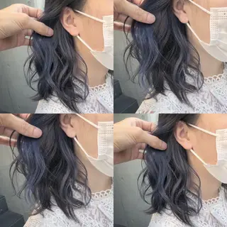 ミディアム カラー 原宿サロン代表 デザインカラー伊藤卓のヘアスタイル