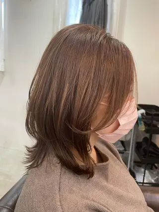 ミディアム 山形 ゆりのヘアスタイル
