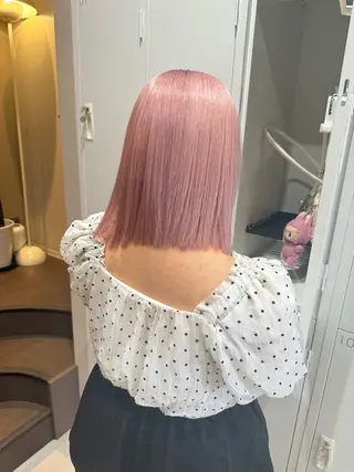 カラー ハイトーン／暖色 👩🏼HONOKAのヘアスタイル