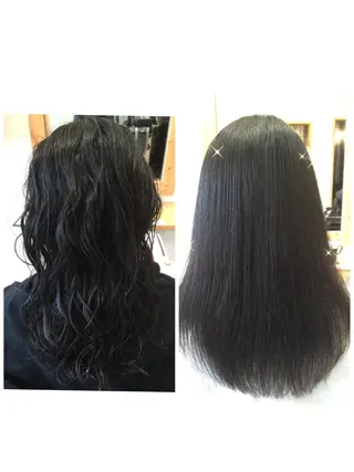 セミロング ロング ツヤ髪専門美容師 桑原　和誠のヘアスタイル