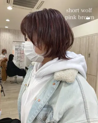 ショート カラー 初めてのショート お任せください✂️のヘアスタイル