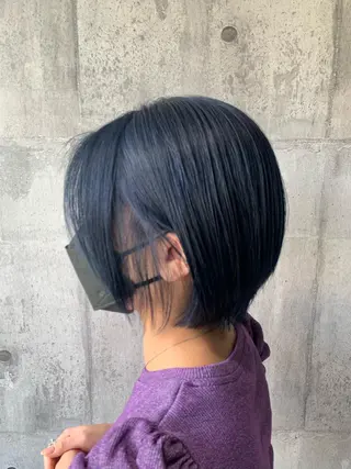 ショート mimiiy梅田 中崎町ハイトーンのヘアスタイル