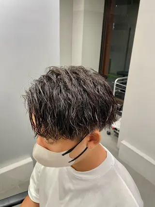 パーマ メンズ 立川メンズパーマ職人 小泉文人のヘアスタイル