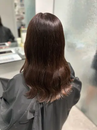 ロング カラー ヘアアレンジ Yuzu️🫧/艶 ハイトーン/韓国ヘアのヘアスタイル