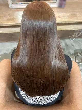 ロング カラー 津村 優明のヘアスタイル