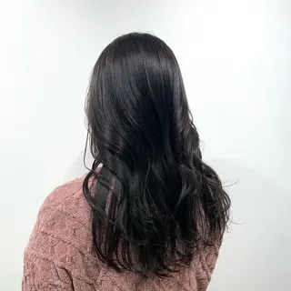 ロング カラー ヘアアレンジ キヨミ 韓国レイヤーカットのヘアスタイル