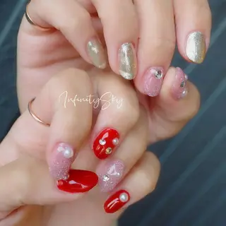 ネイル infinity skyのネイルデザイン