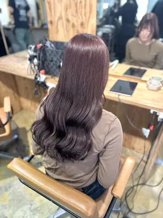 ロング カラー ︎︎カイ ミズキ 🐰𝜗𝜚のヘアスタイル