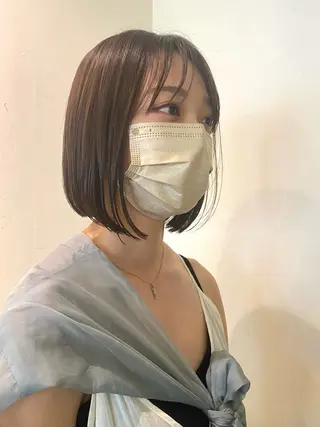 ショート カラー les baladins du miroir所属・🍃YURI 🍃のヘアスタイル