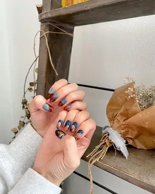 ネイル 甲府市徳行 🧸prunelleのネイルデザイン