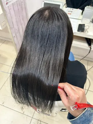 セミロング 【髪質改善カラー】 瀧田嵐士🇰🇷のヘアスタイル