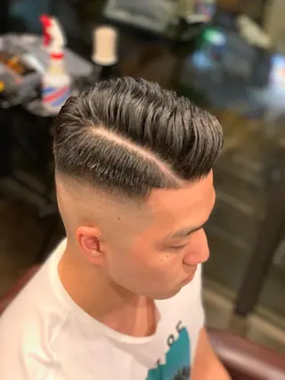 ショート HIRO銀座　バーバーショップ大宮所属・ヒロ銀座 林のヘアスタイル