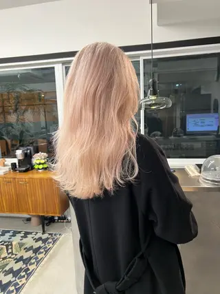 セミロング カラー 樫原裕二/レイヤー カット/透明感カラーのヘアスタイル