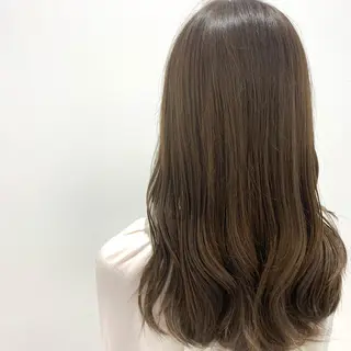 ロング カラー ボブ/美髪矯正 /佐藤　奈巳のヘアスタイル