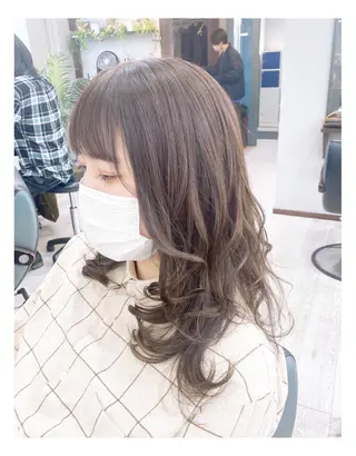 セミロング カラー cocoru所属・＊横浜駅＊ 金子 誠也のヘアスタイル