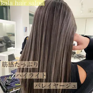 ミディアム カラー JILBLAN京都 ショート/ハイライトのヘアスタイル