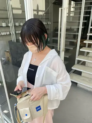 ショート カラー 🌿髪質改善🌿艶髪 透明感🌿karenのヘアスタイル