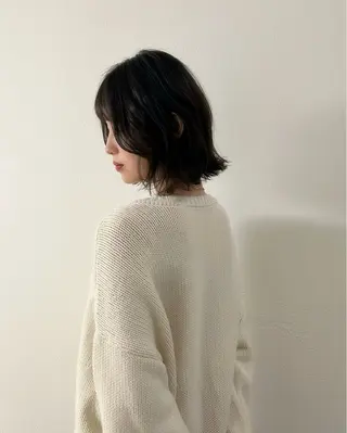 ミディアム パーマ 縮毛矯正/ハイトーン /パーマ/せき🧸のヘアスタイル