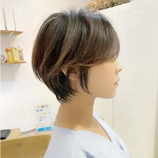 ショート 表参道/大人ショート カットモデル募集⭐︎のヘアスタイル