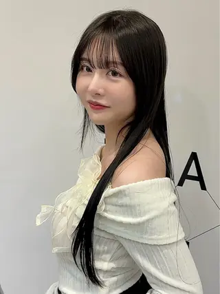 ロング 髪質改善VALETTE福岡天神所属・髪質改善/レイヤー /韓国ヘアNOBUのヘアスタイル