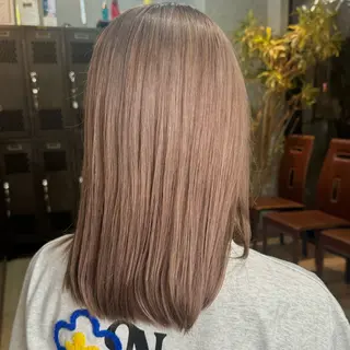 ミディアム ️🫧透明感🫧🎀 カラー/HINANOのヘアスタイル