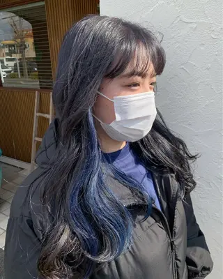 ロング カラー RUB-A-DUB所属・橘田 佳樹のヘアスタイル