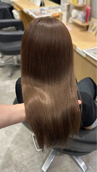 ロング 透明感🫧/ブリーチ /永田　汰伊智のヘアスタイル