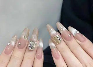 ネイル By moonネイル 🌷ワンホン/韓国風のネイルデザイン