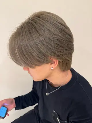 ショート カラー メンズ Merry  Land日吉所属・暖色/ベージュ/ メンズ/鈴木彩のヘアスタイル