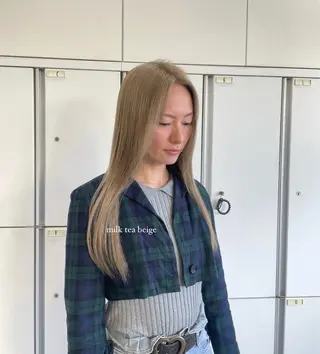 ロング カラー nanaka :のヘアスタイル