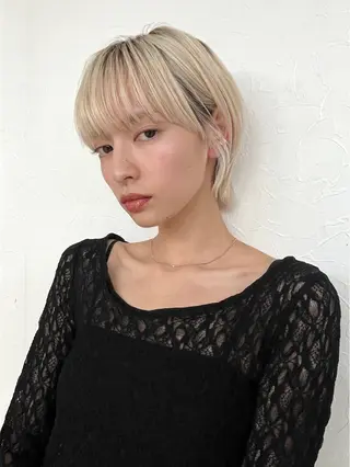 ショート カラー レイヤー,ボブ / 彩未のヘアスタイル