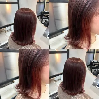 ミディアム カラー 🤍透明感/韓国風 🤍サクラギヒトミのヘアスタイル