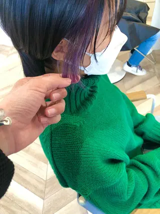 ショート カラー パーマ/ハイトーン スパイキー/神田正紀のヘアスタイル