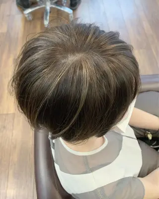 ショート 縮毛矯正/ショート/ レイヤー/畑中正敏のヘアスタイル