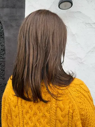 セミロング 艶カラー🕊️ ✴︎Yukari✴︎のヘアスタイル