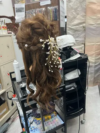 ロング CuTou シンカのヘアスタイル