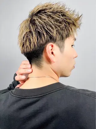 ショート メンズ 柴田 嘉文のヘアスタイル