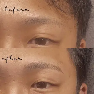 メンズ アイブロウ 眉毛&フェイス WAX専門ハルヒラリの眉毛・アイブロウイメージ