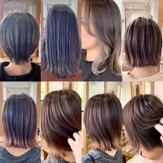 ミディアム カラー KIZU 髪質改善 オカルト怪談のヘアスタイル