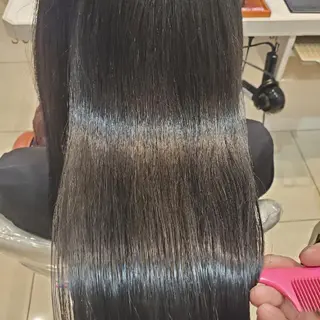 ロング 韓国レイヤー／髪質 改善カラー/れんのヘアスタイル