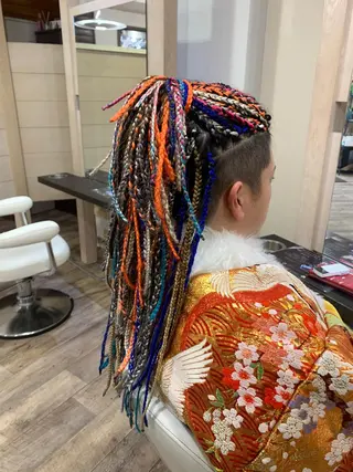 ミディアム レディース専用🌷咲 の垢抜けブリーチ部屋のヘアスタイル