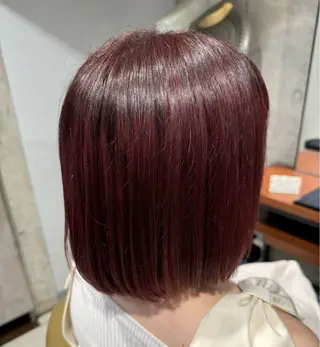 カラー 艶カラー 梨菜💜のヘアスタイル