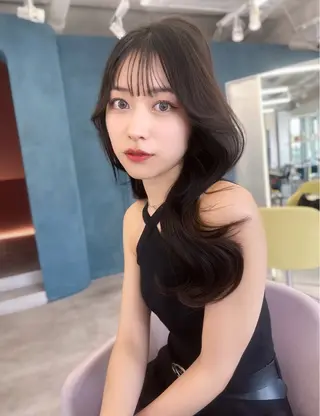 ロング カラー ヘアアレンジ 韓国ヘア/髪質改善 TAKAHIROのヘアスタイル