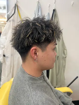 パーマ メンズ 赤坂 悠吏のヘアスタイル