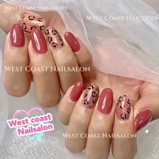 ネイル リボン、ガーリー パーツ放題専門店のネイルデザイン