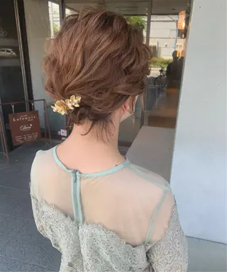 ヘアアレンジ ブリーチ/アレンジ 天満/chihiroのヘアスタイル